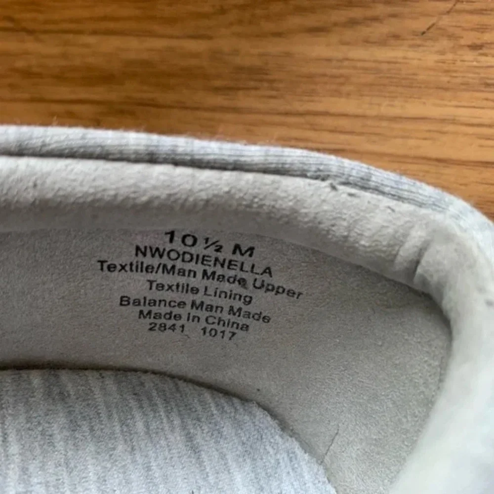 Nine West Gray Slip On Fabric Casual Bow Sneakers Odienella Size 10.5 - Picture 7 of 11